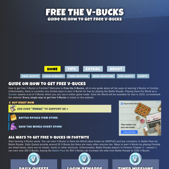 FreeTheVBucks.com