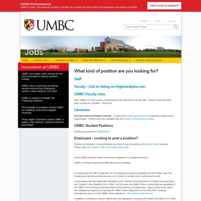 Jobs.UMBC.edu