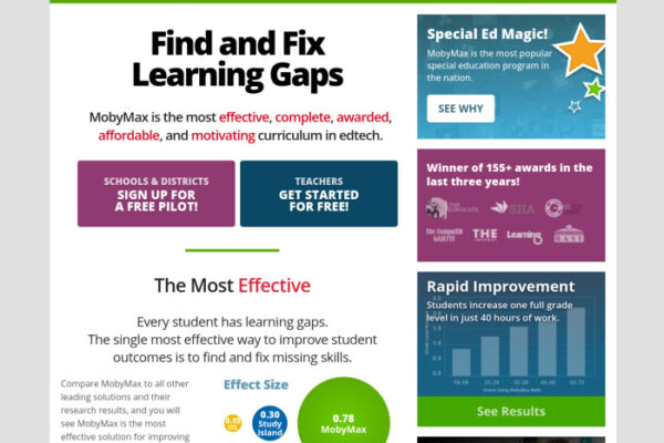 MobyMax.com – MobyMax Login | Close Learning Gaps