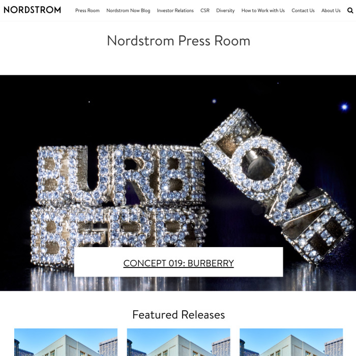 Nordstrom Login Page