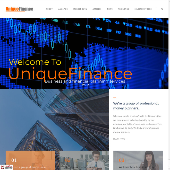 ️ Unique.finance - Unique Finance Login | NASDAQ | Learn ...